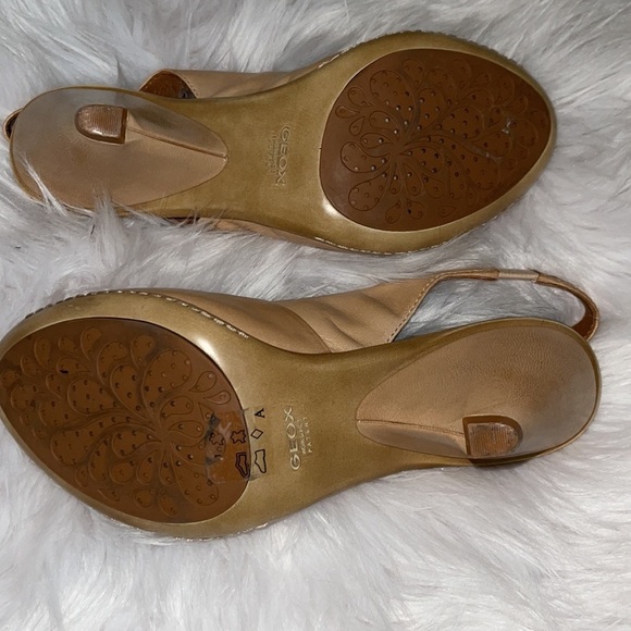 🎈GEOX RESPIRA leather sling back sandal size 36.5 - Picture 6 of 8